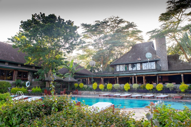 Lake Nakuru Lodge View.