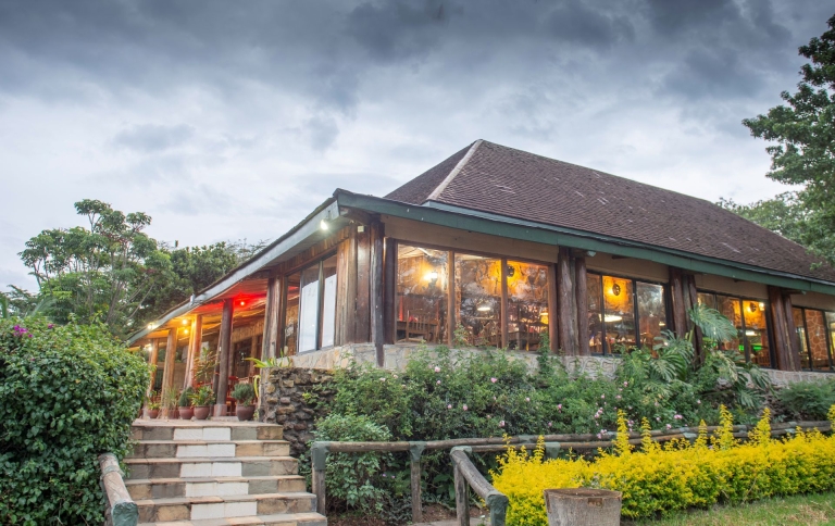 Lake Nakuru Lodge - Restaurant View